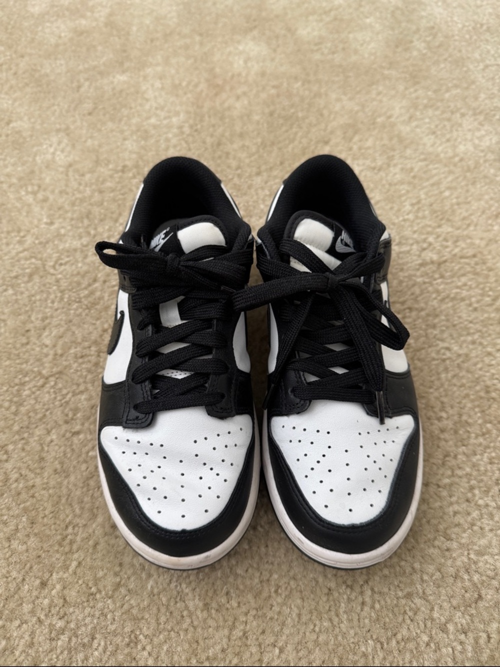 Nike Black and White Low-Top Sneakers